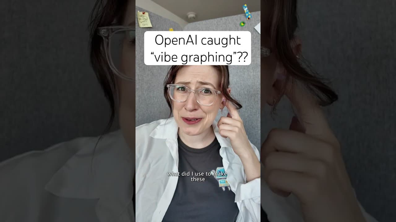 OpenAI caught "vibe graphing?"