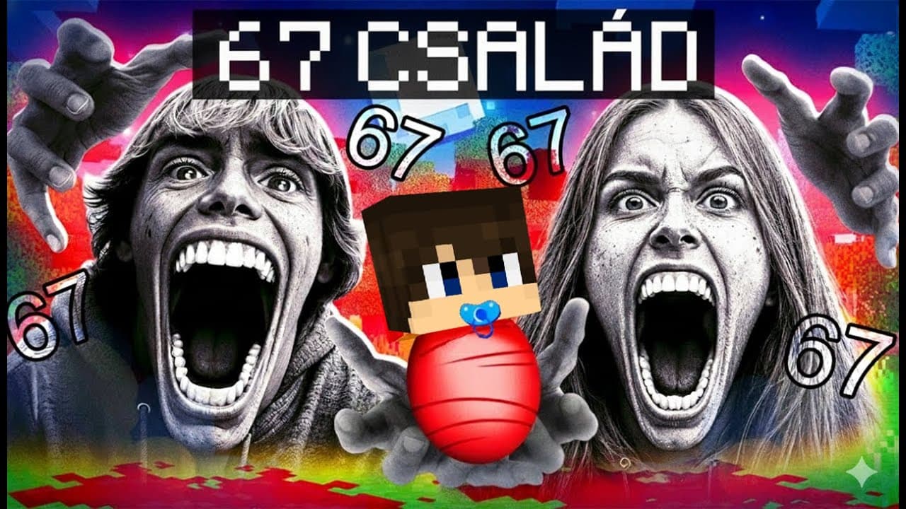67 KID CSALÁD FOGADOTT ÖRÖKBE A MINECRAFTBAN!