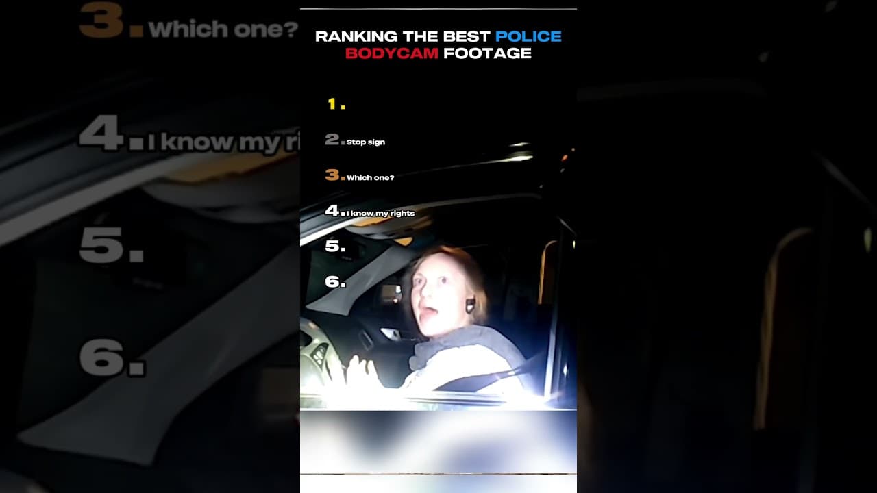 Stop sign what stop sign? #police #funnymoments #bodycam #fypage #usaus #ranking