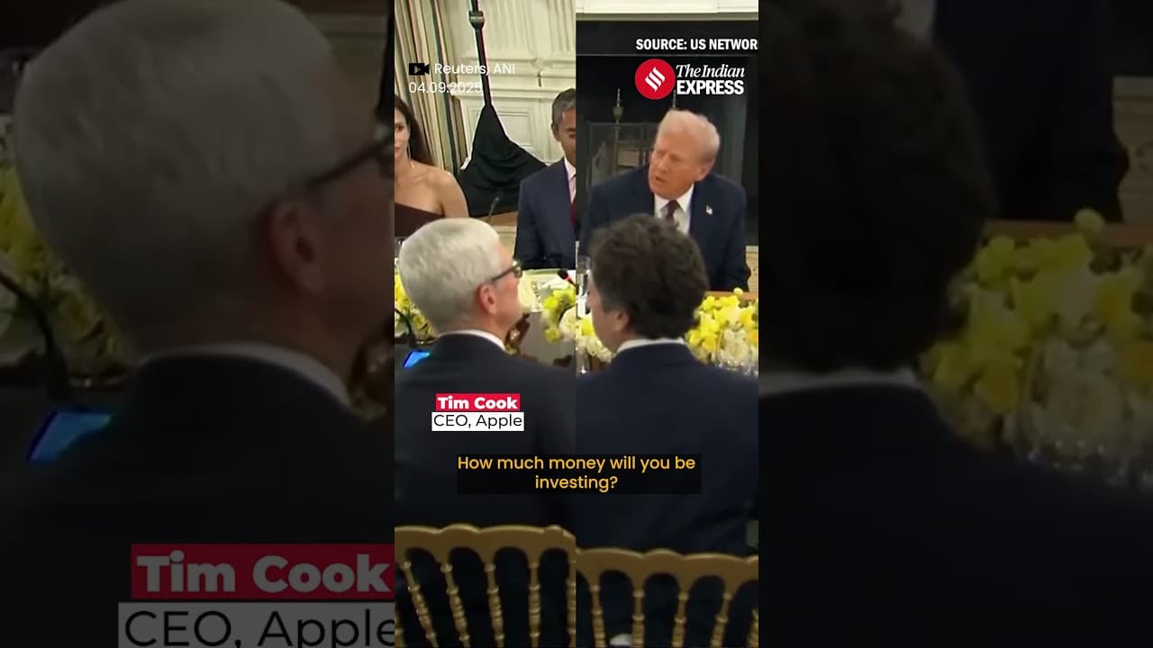 Trump Hosts Tech Titans at White House Dinner | Gates, Cook, Zuckerberg Attend, Musk Absent