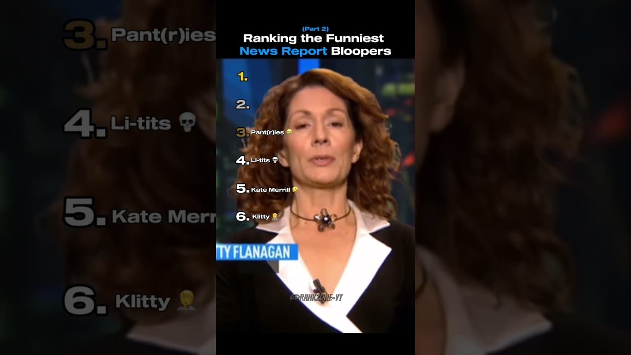 Ranking the Funniest News Report Bloopers Part 2