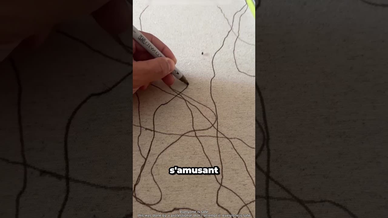 L’art incroyable guidé par un insecte !