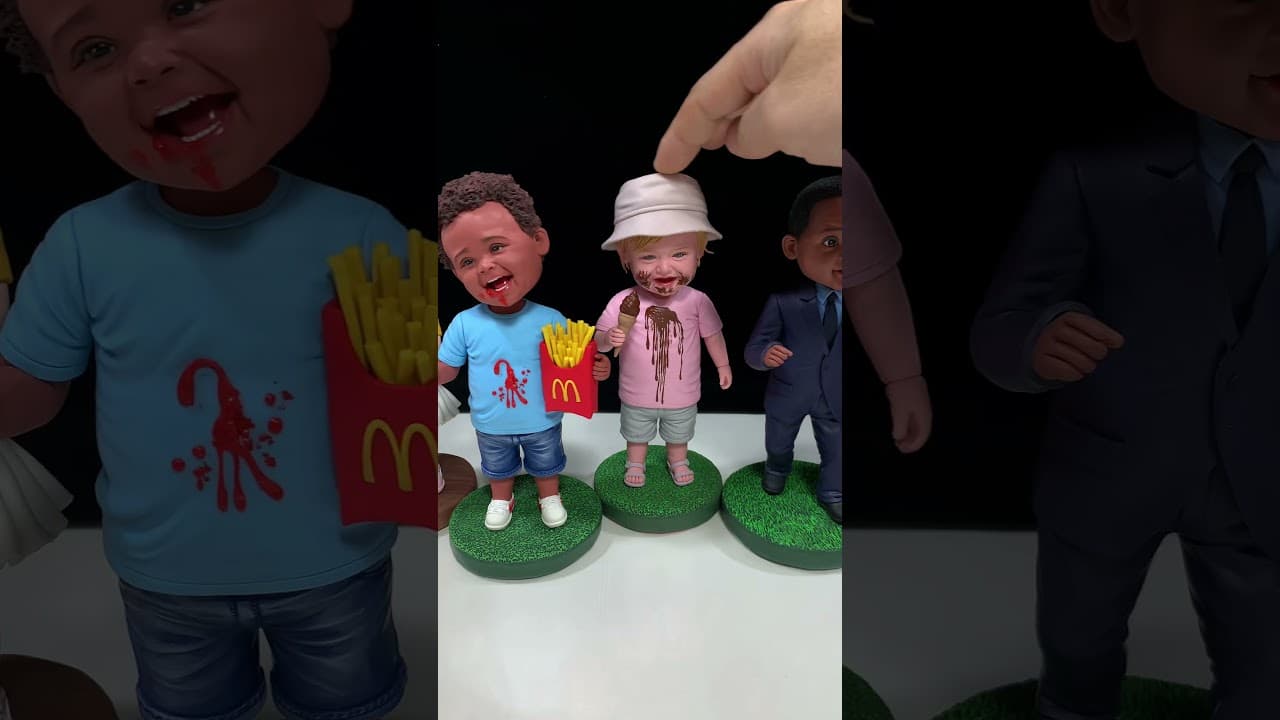 Handmade Clay Bobbleheads Are Rocking! Watch Them Shake with Joy!