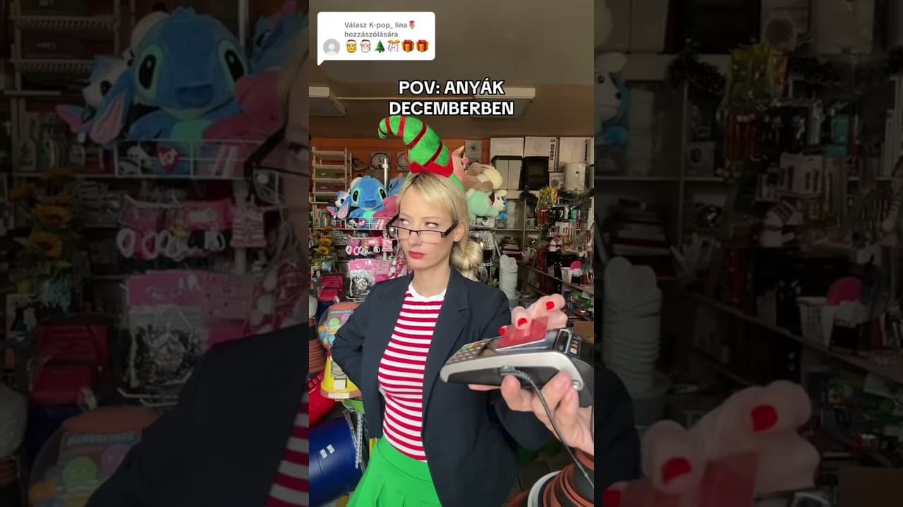 ITT A DECEMBER‼️😱 #christmas #december #fanniburjan #tiktok #shorts