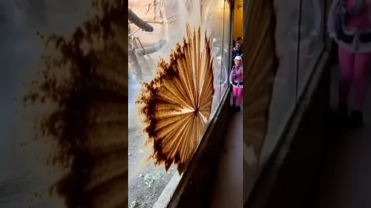 She Mocked Him... 😒 So He Gave Her a "Special Gift" 🎁💩🤮 #shorts #gorilla #karma #fail #funny