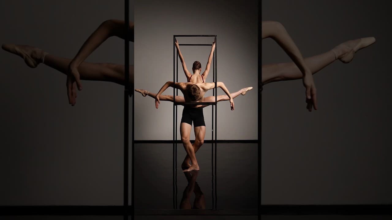 🇺🇦 Model poses for photoshoot📸 Ballet. Models Olga and Valery