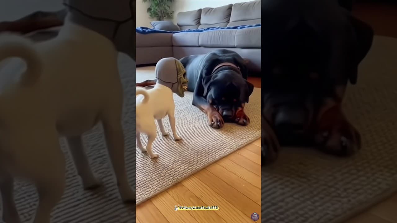 🐶​ Chihuahua's Revenge 😂🎭 치와와의 무서운 복수 #funny #shorts #dog #dogshorts #laugh #reels #animals #humor