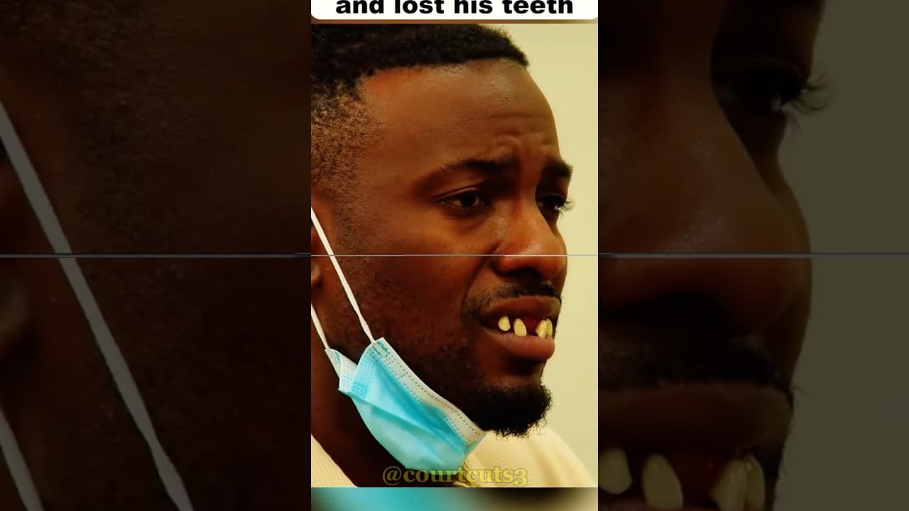 Man is embarrassed to show his teeth in court #funny #comedy
