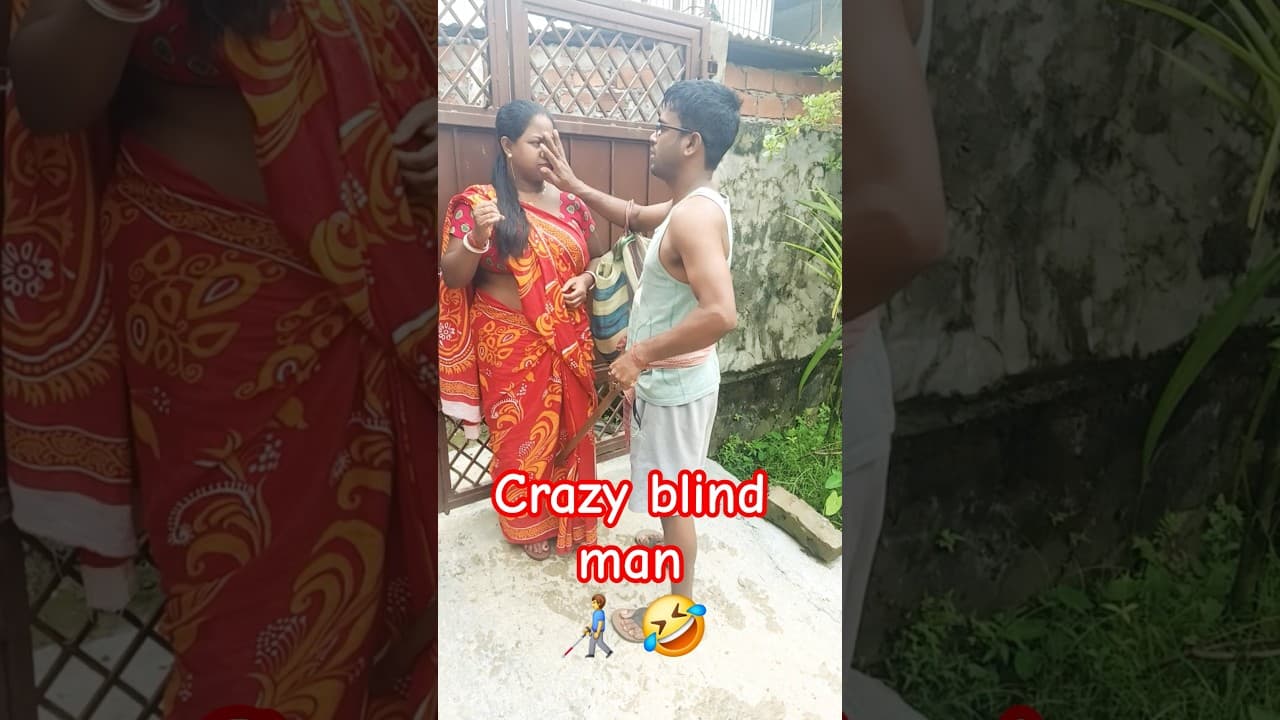 crazy blind man comedy👨‍🦯🤣#trending #funny #viral#comedy #tiktok #funnyvideos#reels #MITHUNDAS-p7o