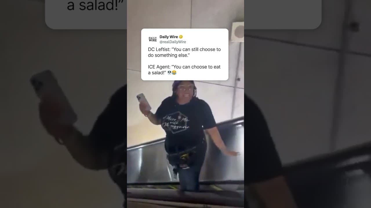 ICE Agent ROASTS DC Leftist