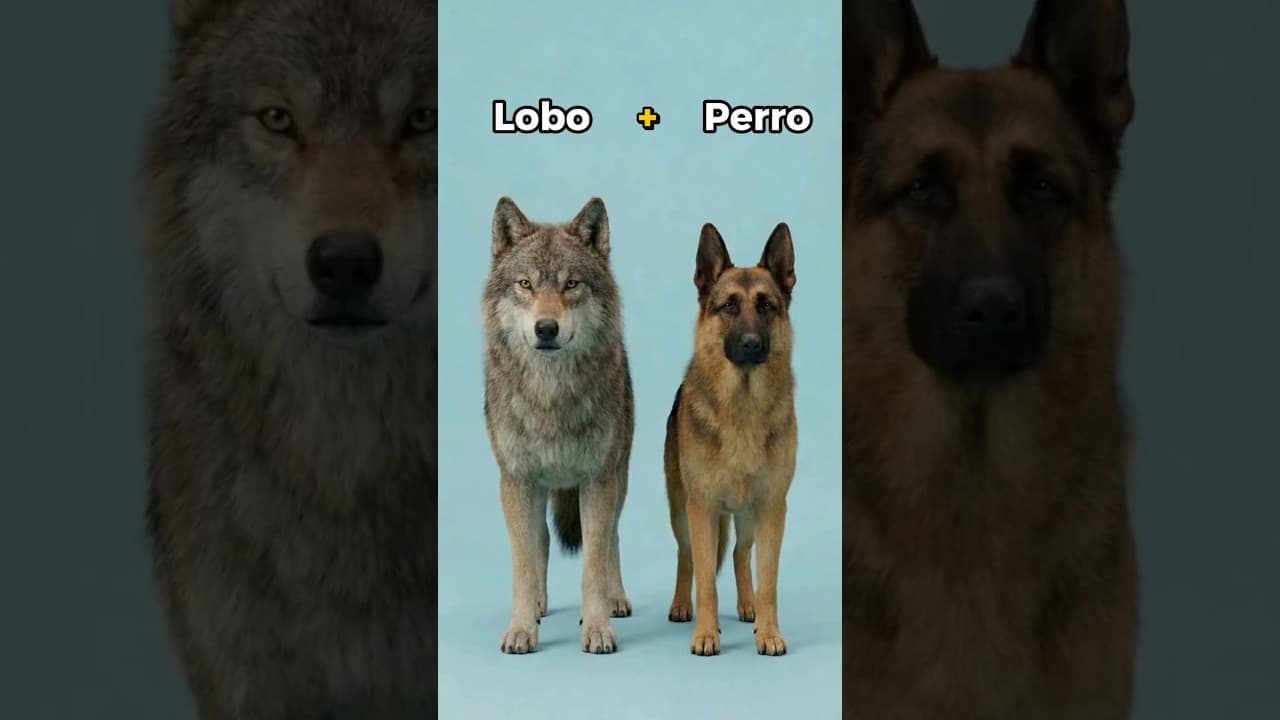✅ Qué pasa si cruzas un LOBO con un PERRO 🐺🐕... #animales #wolfdog #perro #lobo #híbrido #cruza