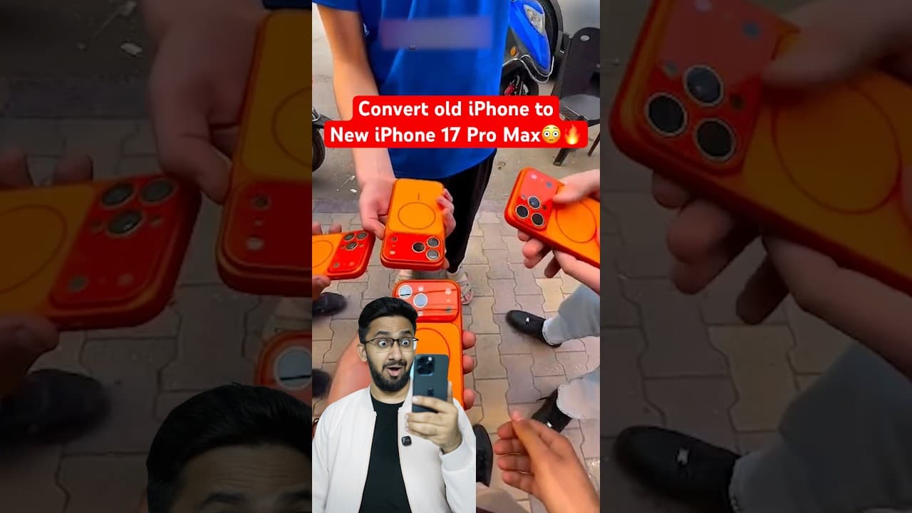 Convert old iPhone to New iPhone 17 Pro Max🔥 Kaadugal aapu adistan😂