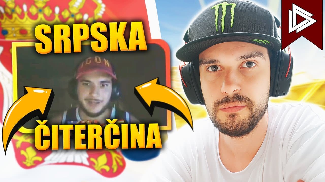 SRBIN ČITUJE U KANTERU I STRIMUJE *sramota*