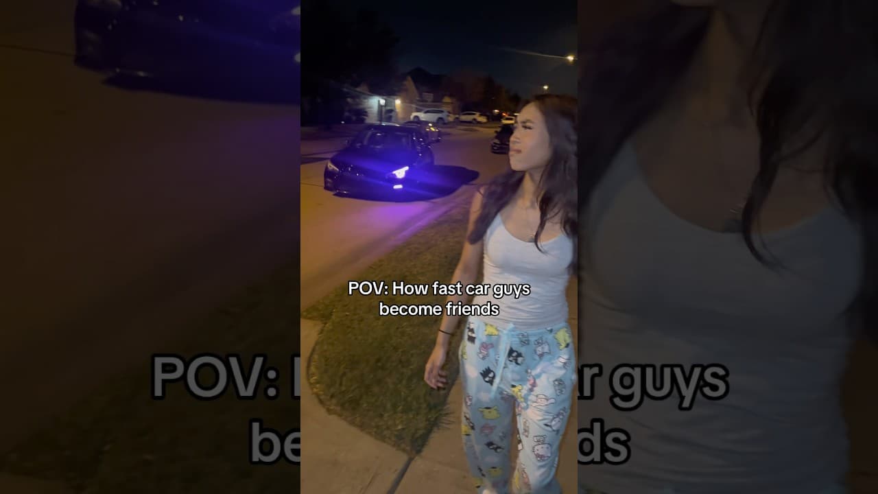 POV: How fast car guys become friends 🤣