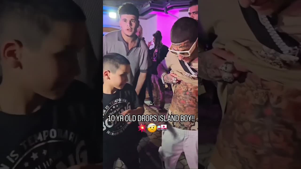 Island Boy Gets Dropped By 10 Year Old Giovanni "Nyquil" Nickelz