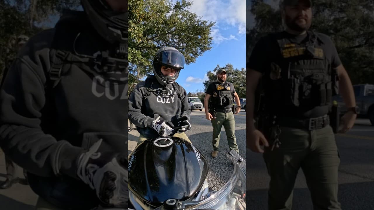 A Biker Ran so Cops Pulled Us Over