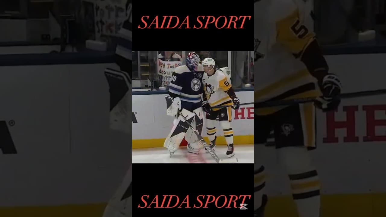 встреча двух друзей #shorts2026 #nhl #hockey #чинахов #мерзликинс #друзья  #pittsburgh #colambus