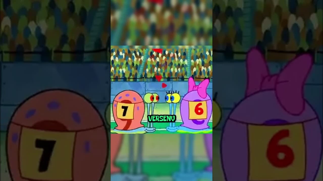A szörnyű igazság a CSIGAFUTAMRÓL 😳🐌 #shorts #spongebob #cartoontheory