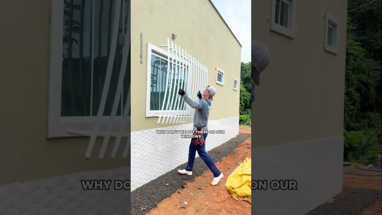 Have you ever seen this on windows in the USA? #handyman #diy #craftsmanship #construction