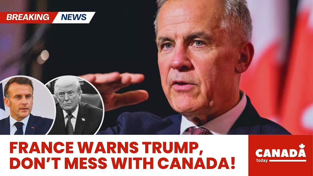 JUST IN: France HUMILIATES Trump for Attacking Canada, Carney WINS