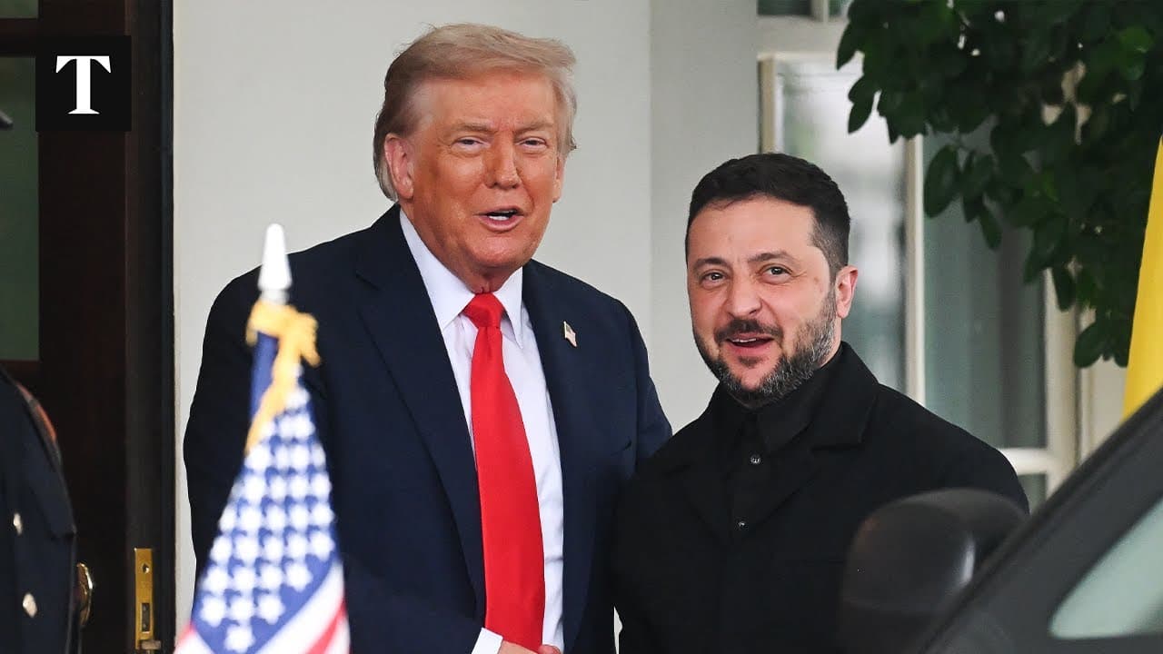 LIVE: Donald Trump Hosts Zelensky to Decide Ukraine's Future