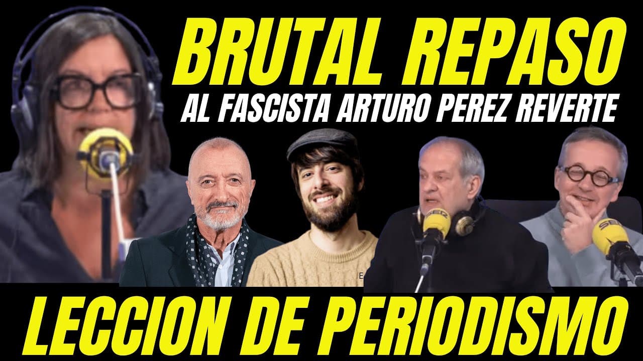 REVIENTAN A ARTURO PÉREZ REVERTE POR FASCISTA "BRUTAL REPASO DE ÀNGELS BARCELÓ