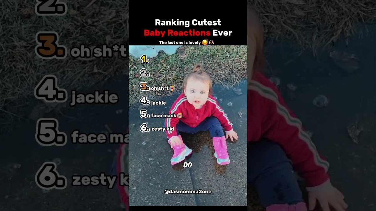 Ranking The Top 6 Cutest Baby Responses Ever