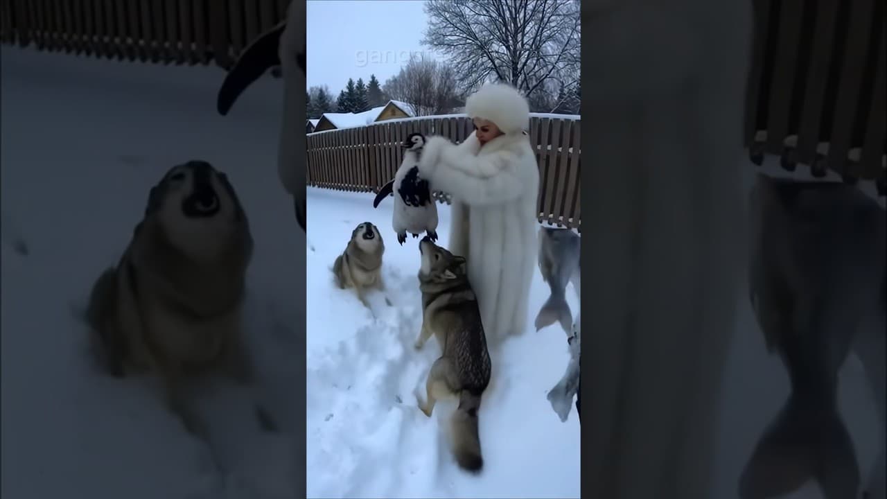 She Tried To Feed My Penguin To Wolves... 🐧🐺