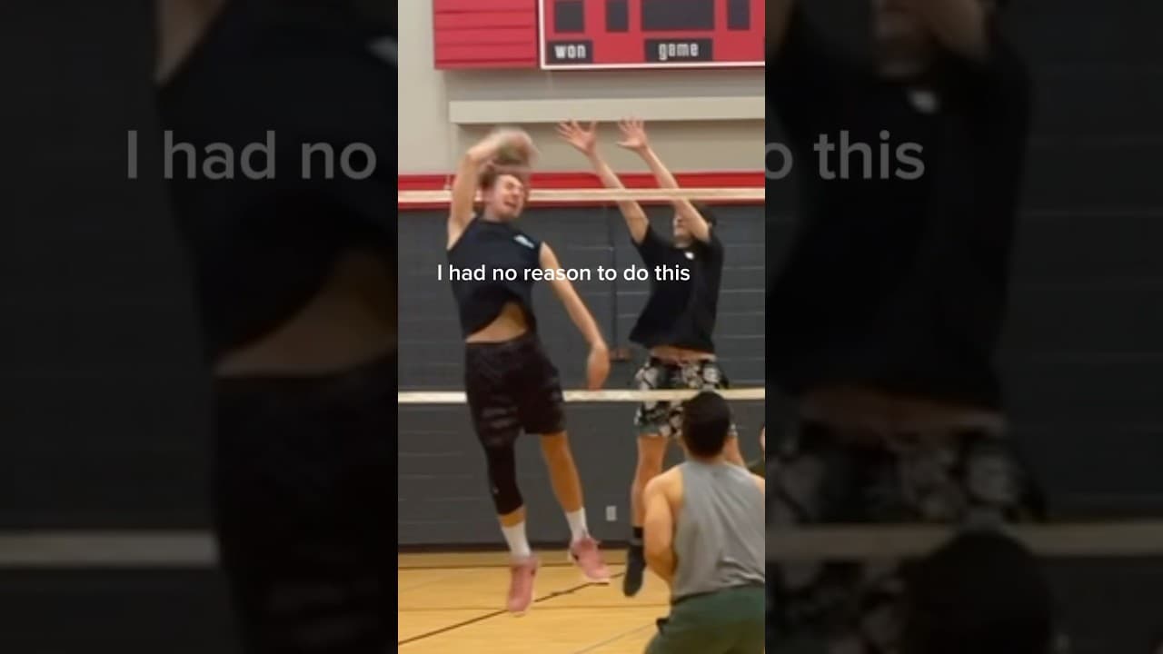 The most useless move ever #comedy #libero #volleyball #funny #haikyuu #volleyballplayer