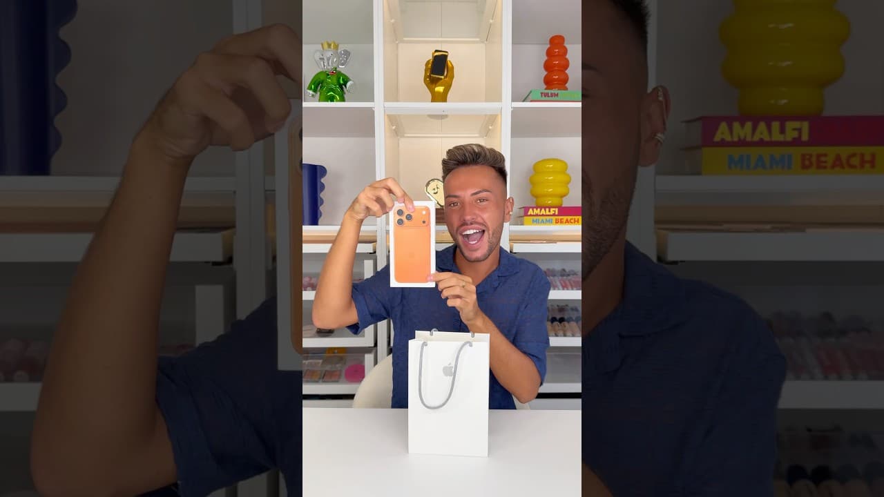 Unboxing iPhone 17 Pro Max 😍❤️