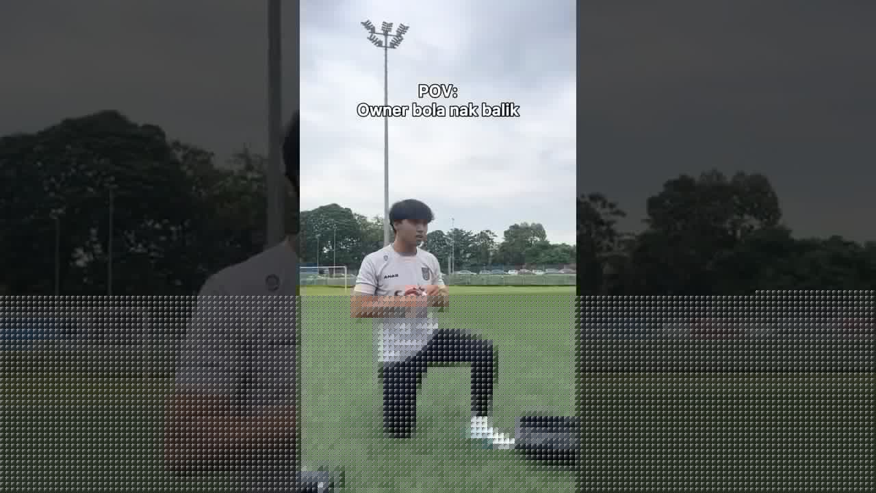OWNER BOLA MEMANG MALAS KUTIP BOLA  #football #bolasepak #pov