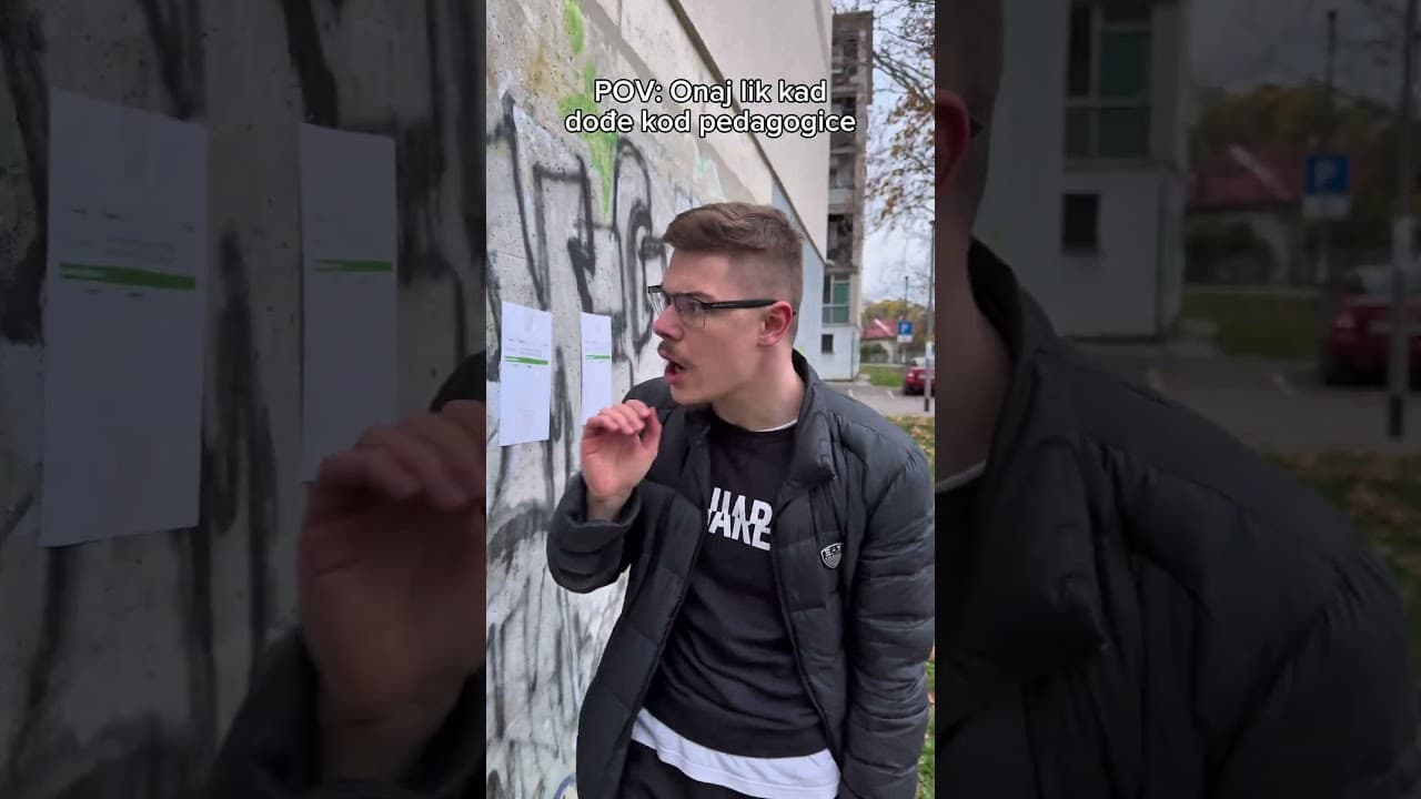POV: Onaj lik kad dođe kod pedagogice😭👨‍🏫 #balkan #pabstv