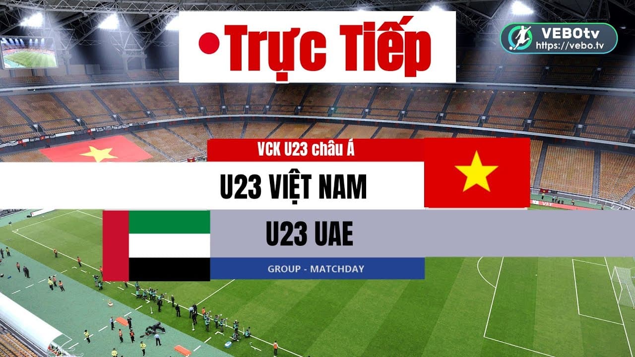🔴Trực Tiếp || U23 Việt Nam vs U23 UAE | 22h30  ngày 16/01 ,U23 châu Á ||Simulation Video Games