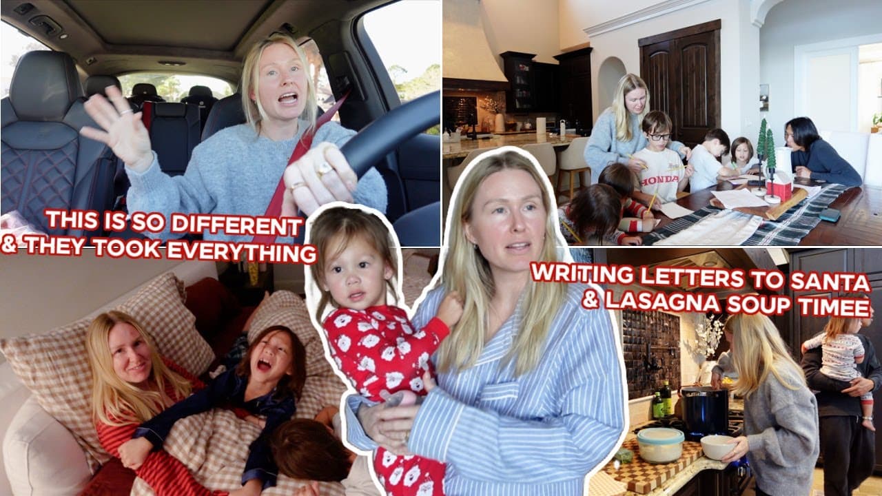 THEY TAKE EVERYTHING!!🥲 DITL: LETTERS TO SANTA & DINNER FOR FAMILY OF 7!🎅🏼