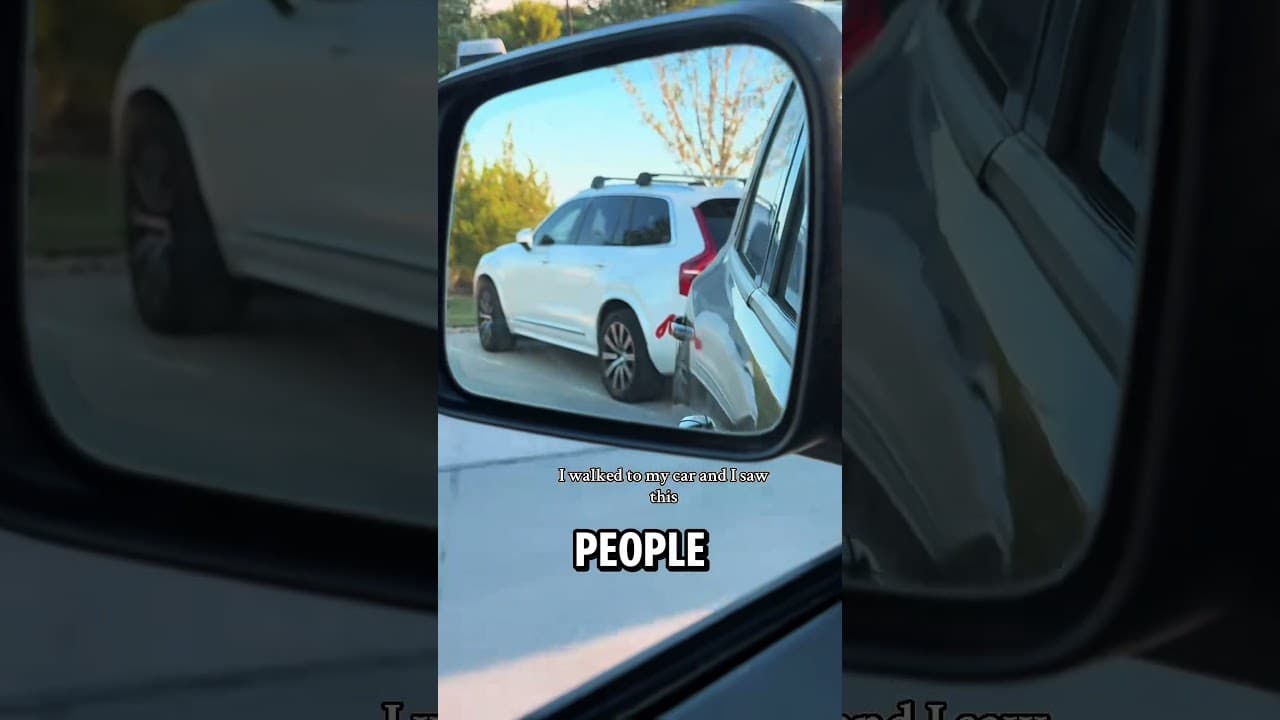 why you should never touch this if you find it on your car 😳 #shorts