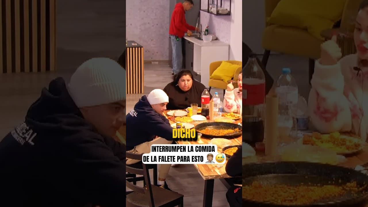 Interrumpen la comida a Falete para llamarle ladrona 🤦🏽