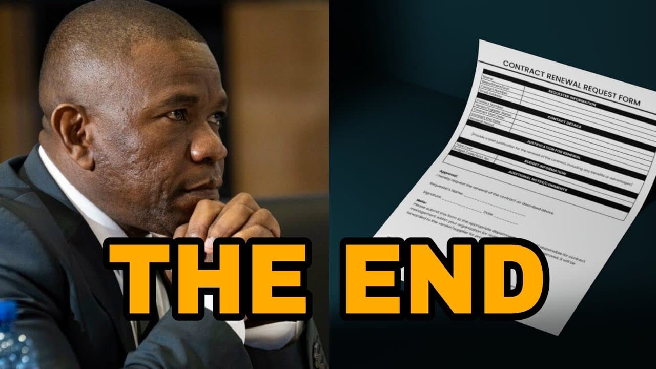 Mkhwanazi RESIGNS, He’s Leaving — Mkhwanazi’s Final Goodbye