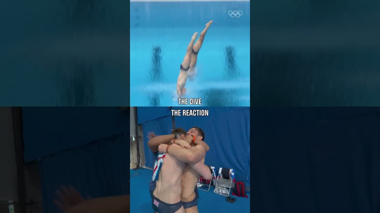 What a duo! Tom Daley and Matty Lee's last dive at #Tokyo2020 before becoming Olympic champions. 🥇