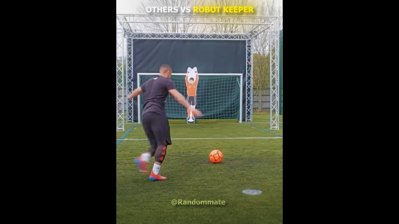 Others Vs Robot Goalkeeper Vs Him ☠️ #shorts