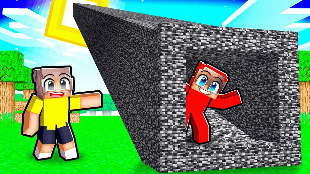 We Found a TUNNEL to THE SUN in Minecraft…