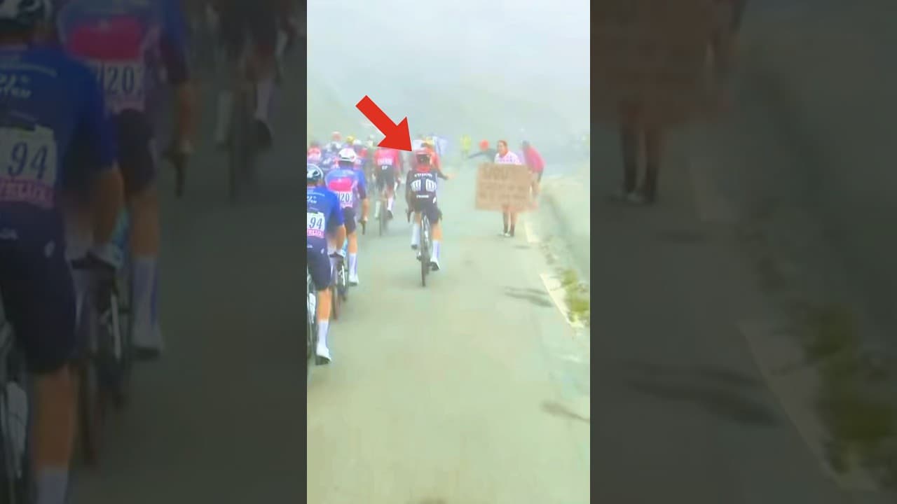 El Ciclista Enfadó a Todos