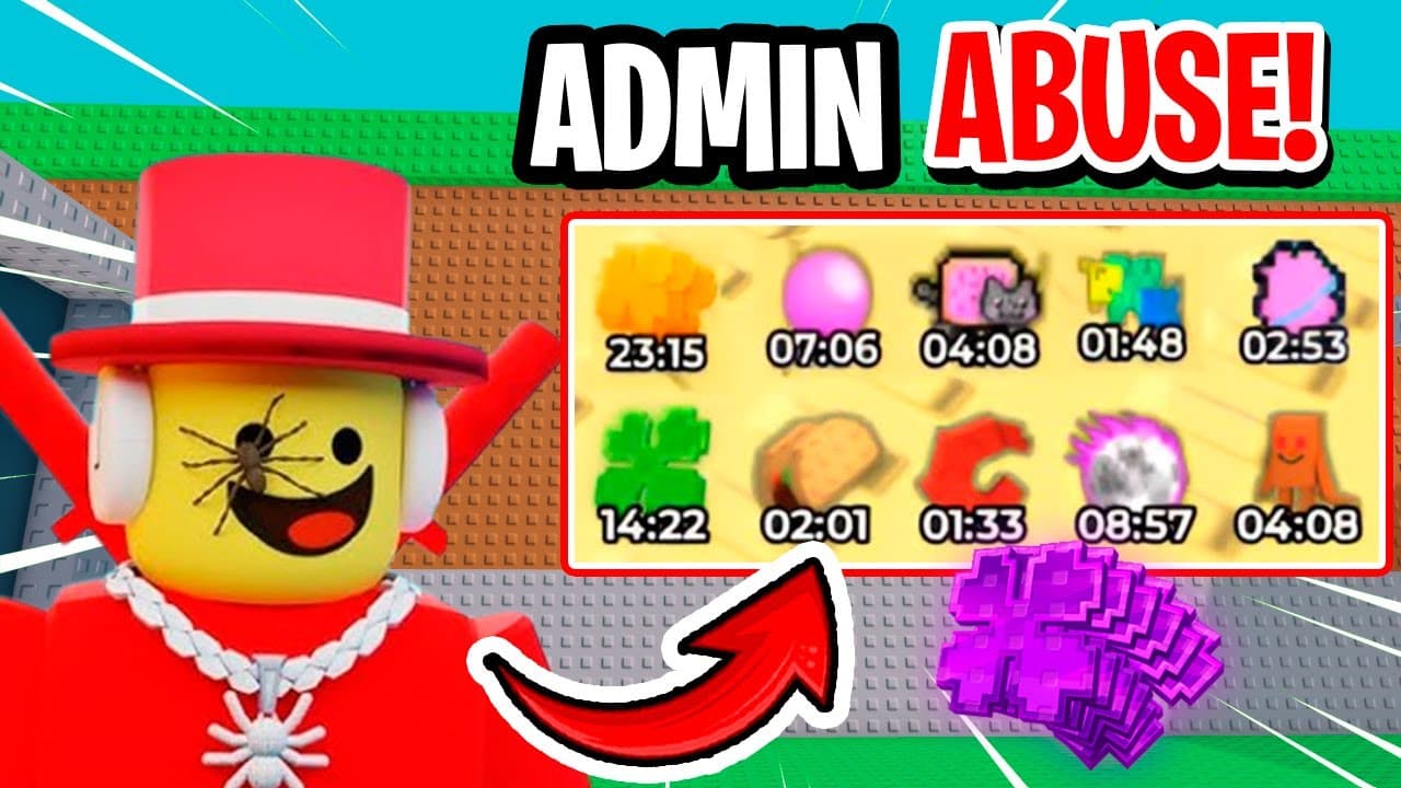 YA EMPEZÓ MEGA ADMIN ABUSE MEJORADO en Steal a Brainrot!! Roblox